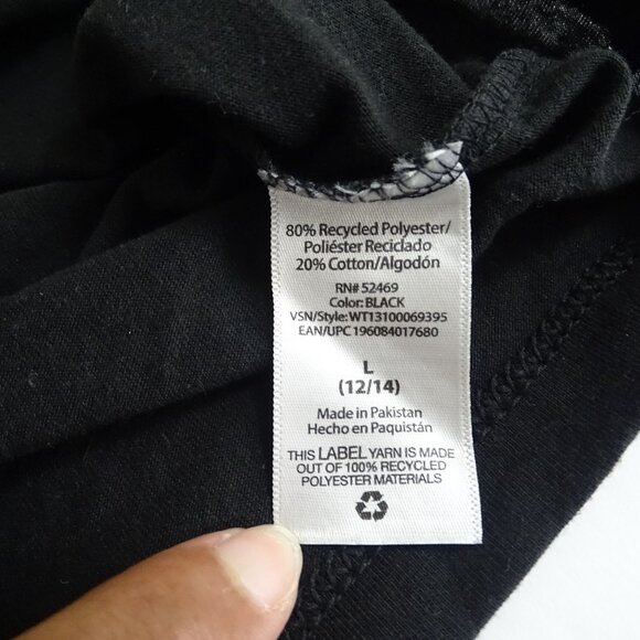 Celebrate Mothers Day Black Graphic Tee T-shirt Women Size L 12 14 Crew Neck - Picture 5 of 8